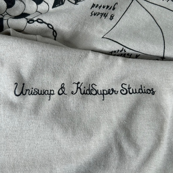 Kidsuper Studios & Uniswap Collaboration NYC T Shirt Men's Medium - Picture 6 of 6